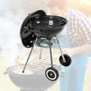22inch Apple-Shaped Charcoal Grill – Portable Perfection for Outdoor BBQs! 🍖