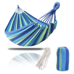 Foldable hammock with storage bag for easy carrying and storage